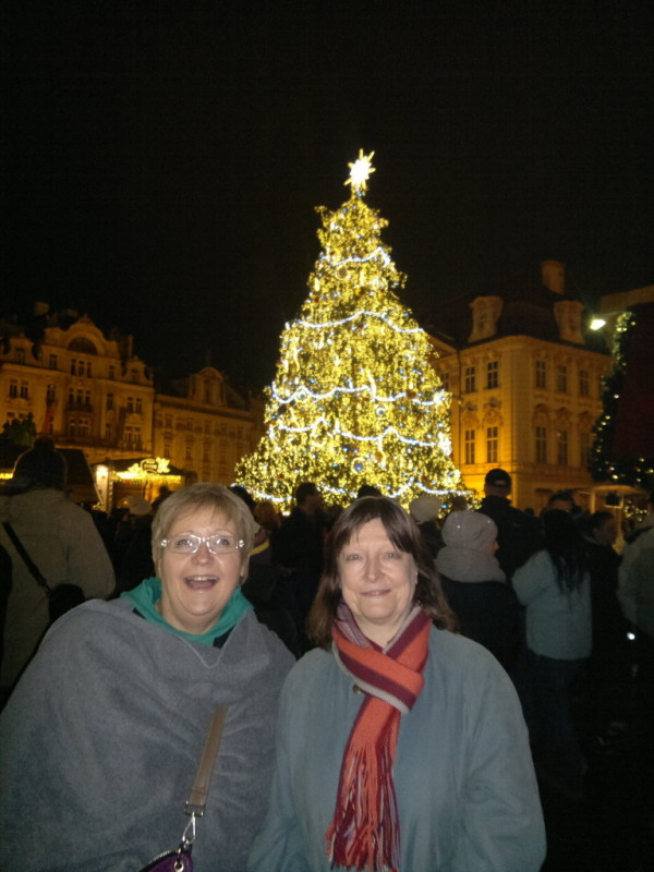 Begeisterung in den Augen unserer Menschin, Prag im Advent 2013
