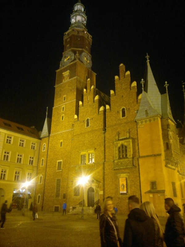 Altstadt von Wroclaw am Abend